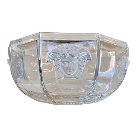 versace rosenthal glass bowl
